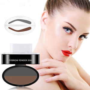 3 Colors Adjustable Instant Eyebrow Stamp Natural Shape