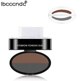 3 Colors Adjustable Instant Eyebrow Stamp Natural Shape